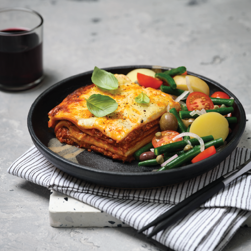 7 Star Premium Beef Lasagne with Rustic Italian Tomato, Bean and Potat