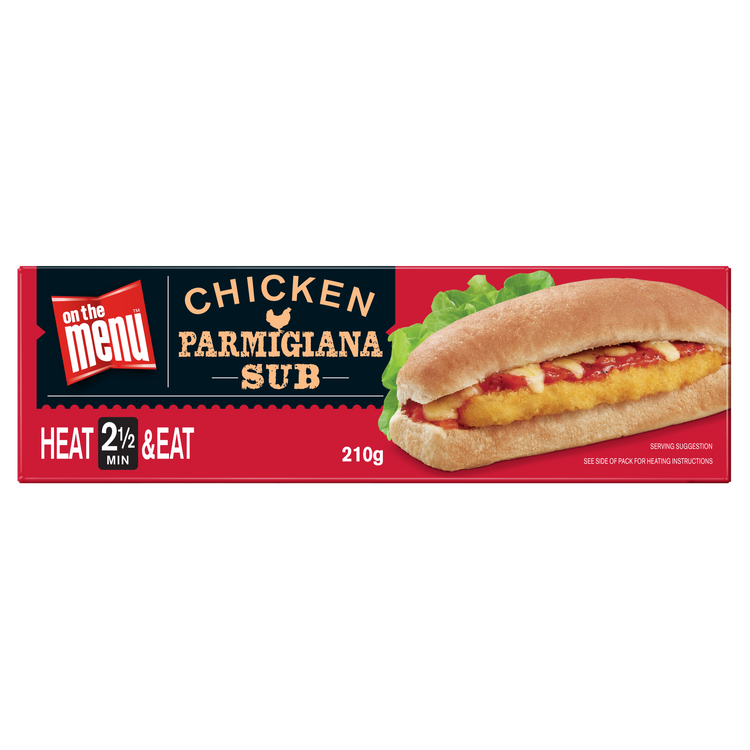 On The Menu Chicken Parma Sub