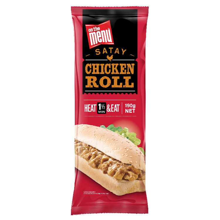 On The Menu Satay Chicken Roll