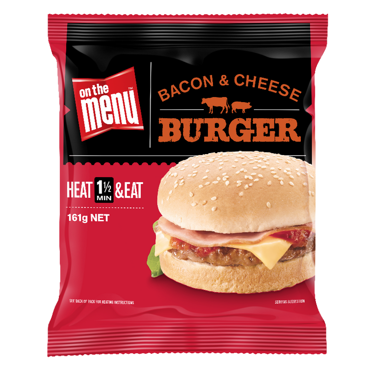 On The Menu Bacon Cheese Burger