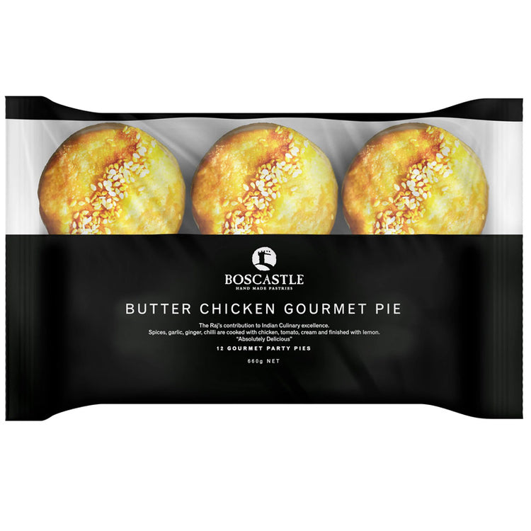 Boscastle Butter Chicken Party Pies