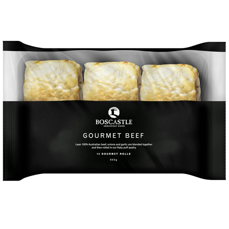 Boscastle Gourmet Beef Party Rolls