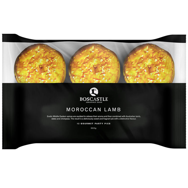 Boscastle Moroccan Lamb Party Pies
