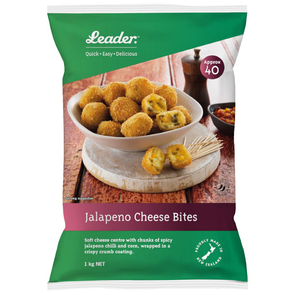 Leader Jalapeno Cheese Bites Patties Foods