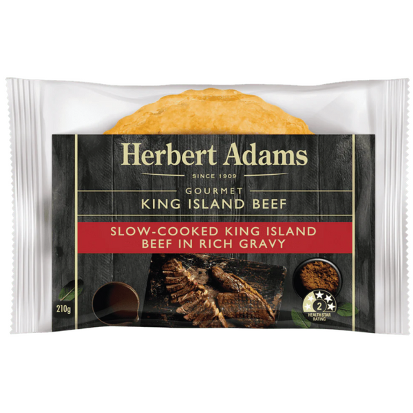 Herbert Adams Gourmet King Island Beef Pie Patties Foods