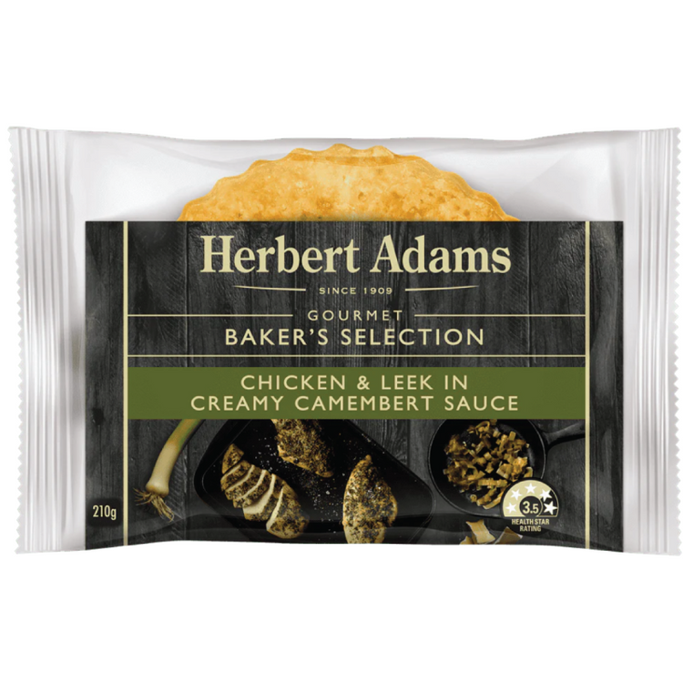 Herbert Adams Chicken, Leek & Camembert Pie