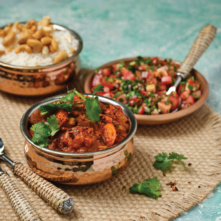 7 Star Indian Beef Curry with Tomato Kachumber