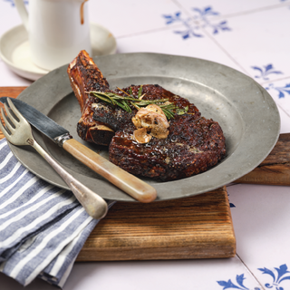 Clever Cuisines Beef Jus with Reverse Sear Rib Eye
