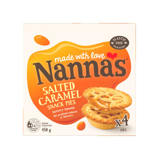 Nanna’s Snack Salted Caramel Pies