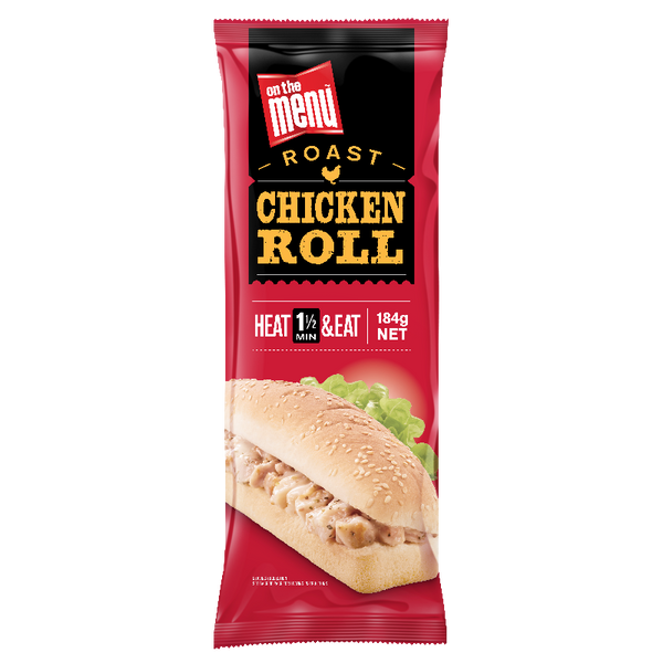 On The Menu Roast Chicken Roll (Convenience) – Patties Foods
