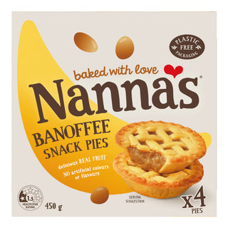 Nanna's 4pk Snack Banoffee Pies