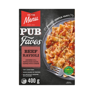 On The Menu Beef Ravioli