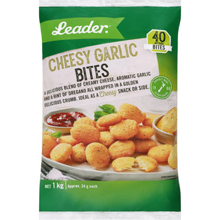 Leader Cheesy Garlic Bites