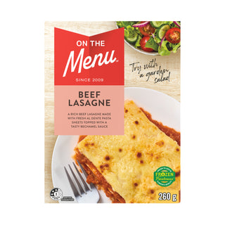 On The Menu Beef Lasagne 260g