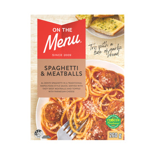 On The Menu Spaghetti & Meatballs 260g