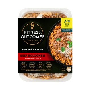 Fitness Outcomes Beef Bolognese & Red Lentil Fusilli