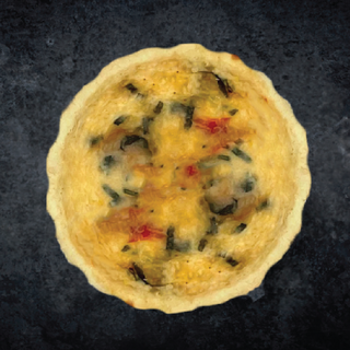 Boscastle Roasted Capsicum, Spanish Onion & Cheddar Quiche 200g