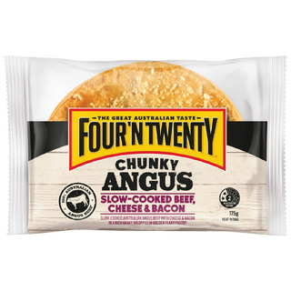 Four‘N Twenty Chunky Angus Beef, Cheese & Bacon Pie